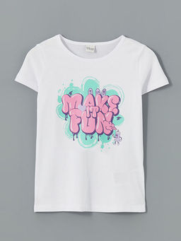 Bisiklet Yaka K?z ?ocuk Ti??rt ve Tayt