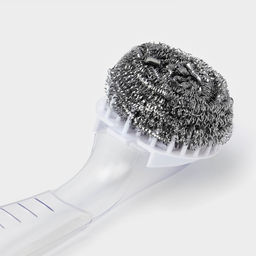 Губка для посуды с дозатором Доляна, 7522 см, металлическая, 14 гр  фото 8