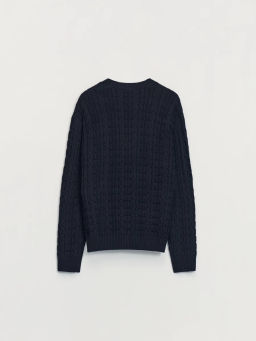 Кардиган фактурной вязки из 100% хлопка / Zarina  фото 2