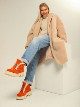 Ботинки EDART 308.агата w. мандарин замша з/шерсть - Ed'art фото 4