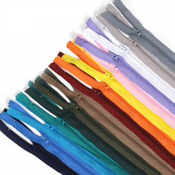 Молния Mzip пласт. спираль №5-N 85см АССОРТИ уп.15цв