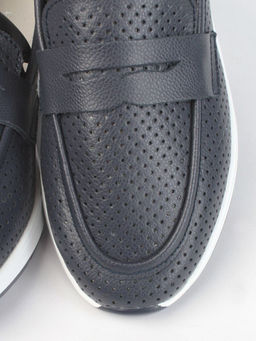 03-ZL-2081 NAVY Полуботинки женские (натуральная кожа)