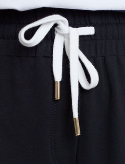 Прямые брюки с лампасами из эластичного футера двухнитки без начеса - Vilatte фото 6