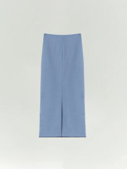 Юбка-карандаш макси из вискозы и шерсти, S1096/nikolo