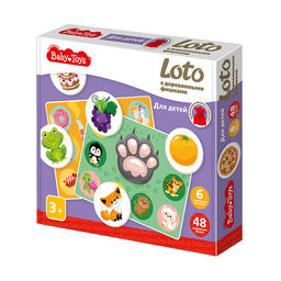 Лото с деревянными фишками Для детей Baby Toys - Десятое королевство фото 5