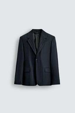 STRIPED FLANNEL BLAZER - Zara фото 6