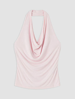Halter Yaka B?zg?l? Bluz