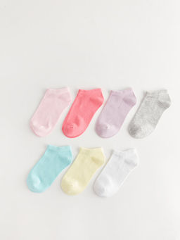 Basic K?z ?ocuk Patik ?orap 7li