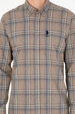 Мужская рубашка с длинным рукавом Stone - U.s. polo assn фото 13