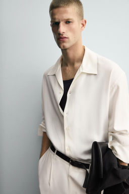 RELAXED FIT FLOWING SHIRT - Zara фото 6