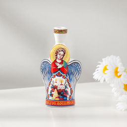 Подсвечник Ангел со свечой. Пасха, 11 см