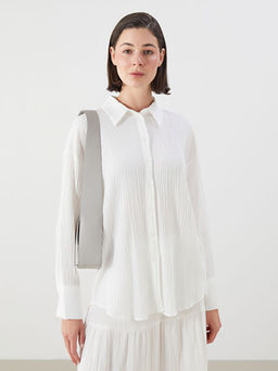 Dokulu Oversize Kad?n G?mlek