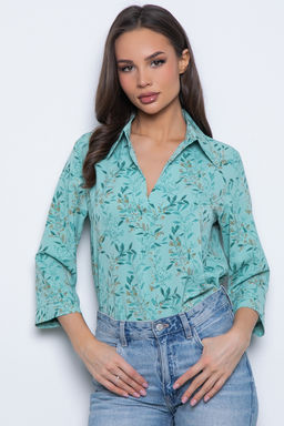 Блуза Супер Стайл (бирюза) - Diolche фото 11