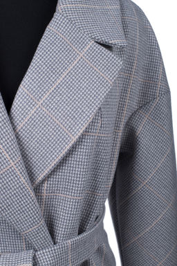 01-12275 Пальто женское демисезонное (пояс)