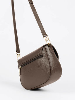 Женская кожаная сумка Richet 3292LG 251 Тауп