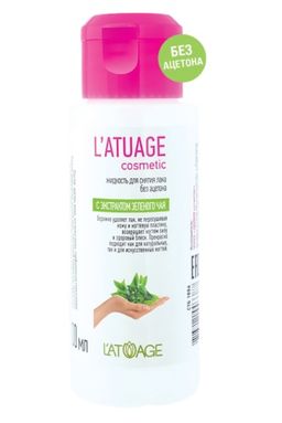 Latuage Жидкость для снятия лака с экстрактом зеленого чая (без ацетона) 100мл