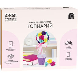 Набор для творчества топиарий "Розы" (ТДМ_07363, ТРИ СОВЫ)