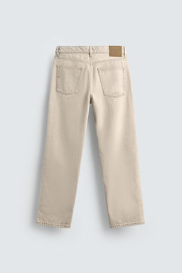 WASHED PRINT STRAIGHT-LEG JEANS - Zara фото 8