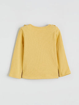 F?rf?r Yaka Detayl? K?z ?ocuk Fitilli Ti??rt