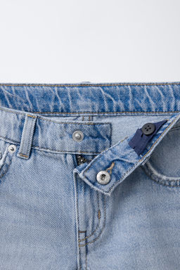 ORIGINAL FIT DENIM BERMUDA SHORTS - Zara фото 3