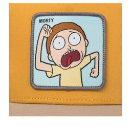 Бейсболка CAPSLAB арт. CL/REM5/1/CT/MYB Rick and Morty Run Morty (желтый / кремовый)  фото 4