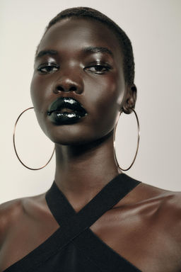 STRETCH LONG DRESS WITH FRINGING - Zara фото 3