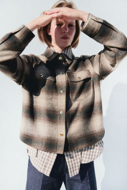 Chaqueta camisera oversize - H&m фото 4