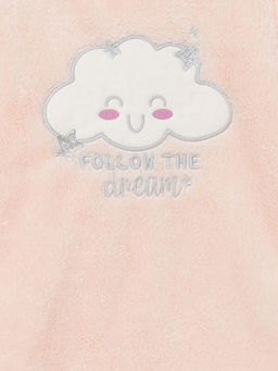 Bisiklet Yaka Pel?? K?z ?ocuk Pijama ?st