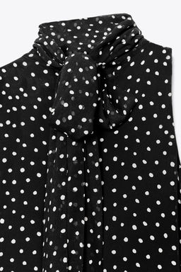 ZW COLLECTION HALTER POLKA DOT DRESS - Zara фото 20
