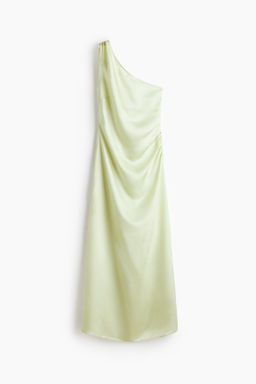 Vestido de un hombro en viscosa