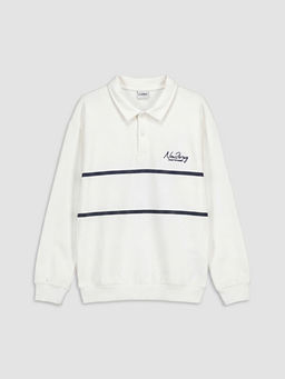Polo Yaka Erkek ?ocuk Sweatshirt