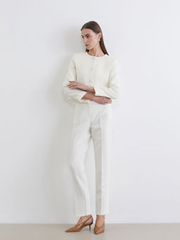 Y?ksek Bel Cigarette Kad?n Pantolon