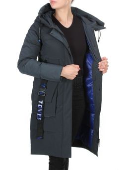 20-901 AQUAMARINE Пальто зимнее женское HAPPYSNOW (150 гр. холлофайбера) - Fashion фото 8