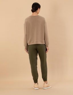 Брюки Pierre Cardin Carrot Fit коричневые