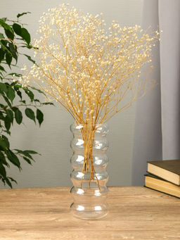 Ваза «Ширли», 24×10×10 см, стекло, прозрачная