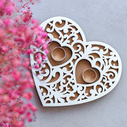 Подставка для колец Ажур, 14,5х13х0,8 см