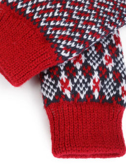 Пеpчатки Китай W55 red/navy - Modo gru фото 2