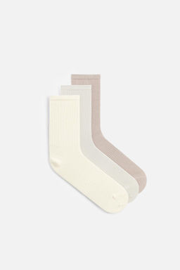 PACK OF 3 RIBBED SOCKS - Zara фото 2