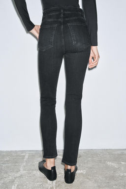 ZW COLLECTION HIGH-WAIST SKINNY JEANS - Zara фото 3