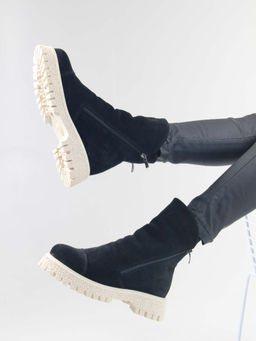 Ботинки EDART 233.1541 be. Черный замша/шерсть - Ed'art фото 6