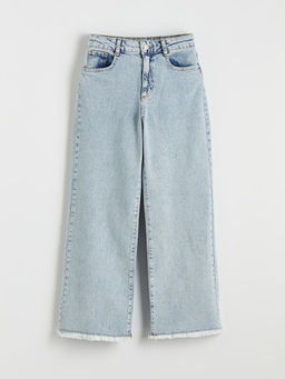 Wideleg K?z ?ocuk Jean Pantolon