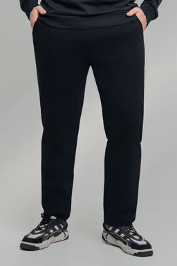 Арт. 62901 Брюки мужские с начесом 48-56 (5 шт) Цвет:черный