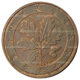 5 евроцентов 2002 года J Германия