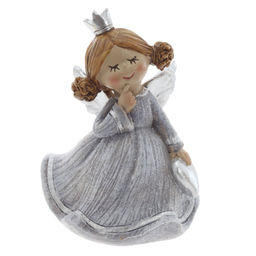 Фигурка декоративная "Ангел", L5 W4 H7,5 см, 2в.