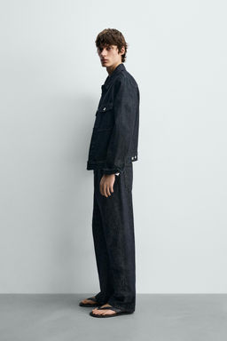 CAZADORA DENIM B?SICA / ?ndigo - Zara фото 4