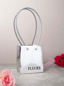 Пакет для цветов 11,5х10,5х13 см / CN-785 /уп 10/600/серебро /2 СОРТ/ - ГалеонТрейд фото 5