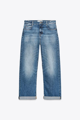 Z.07 RELAXED FIT HIGH-WAIST JEANS WITH TURN-UP HEM