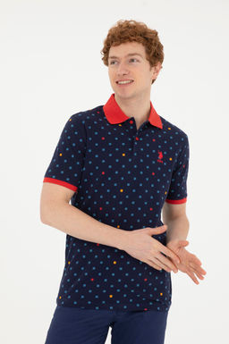 Мужская шафрановая футболка - U.s. polo assn фото 3