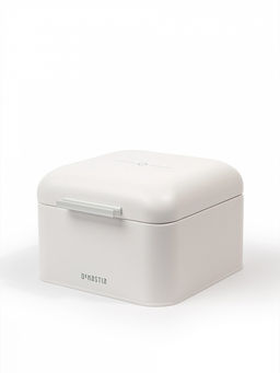 Хлебница 20x20x13,5 белый сталь