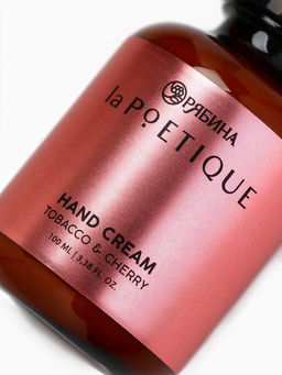 Крем для рук парфюмированный, аромат: вишня и табак, 100 мл, POETIQUE